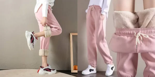 Mallas cálidas de lana para mujer