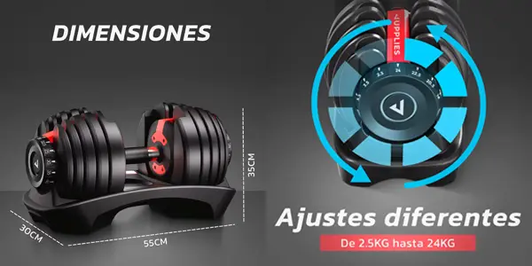 Mancuerna ajustable JUPPLIES