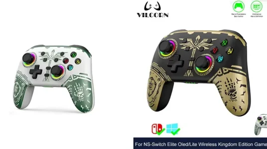 Mando inalámbrico VILCORN edición Zelda TOTK para Switch