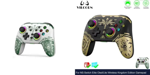 Mando inalámbrico VILCORN edición Zelda TOTK para Switch