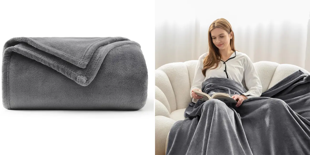 Manta de franela WAVVE de 200 x 150 cm