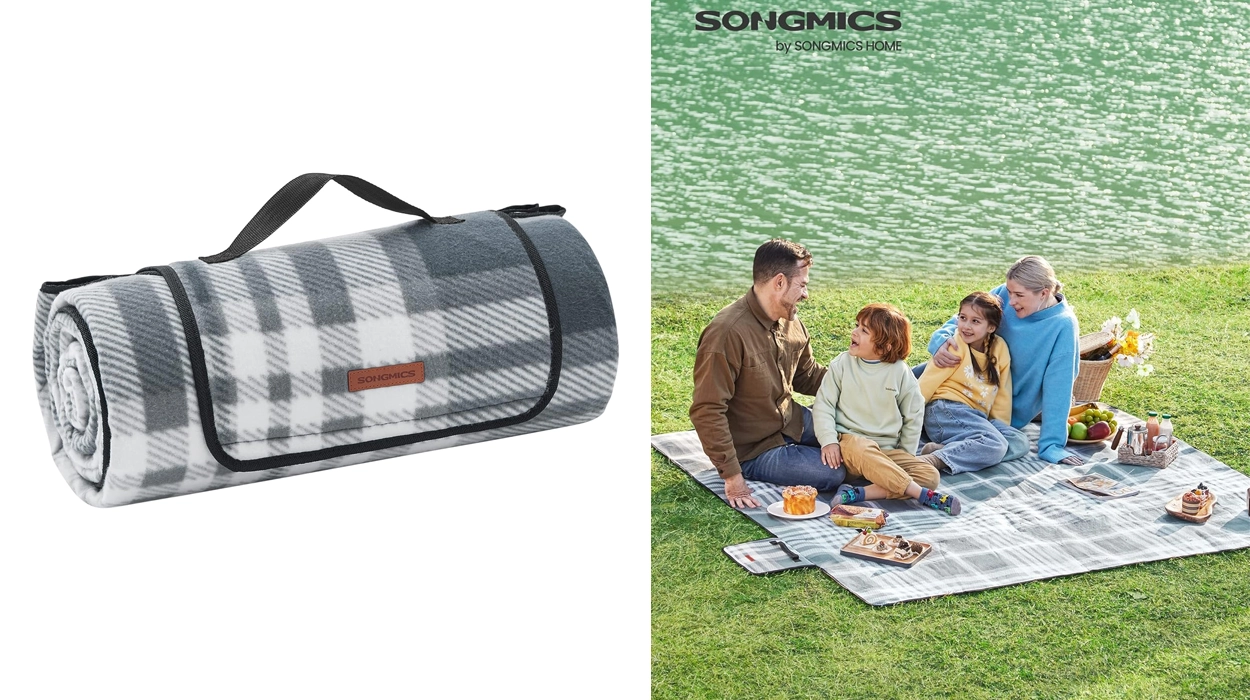 manta de picnic Songmics de 200 x 200 cm