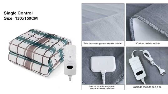 manta eléctrica 120 x150 barata