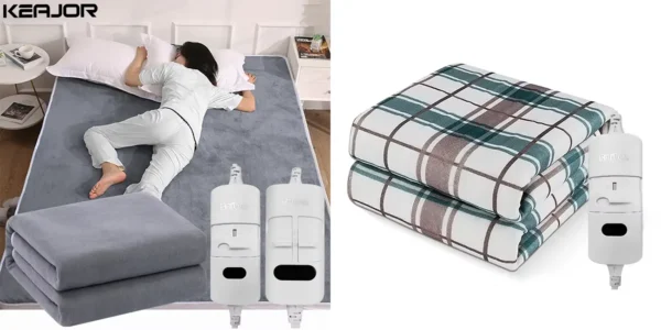 Manta eléctrica térmica de 70 x 150 cm