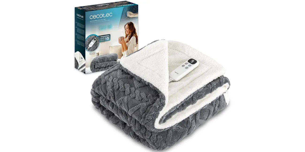 Manta eléctrica Cecotec HeatConfort Luma