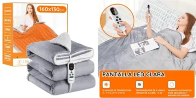 Manta eléctrica Mia&Coco de 160 x 130cm