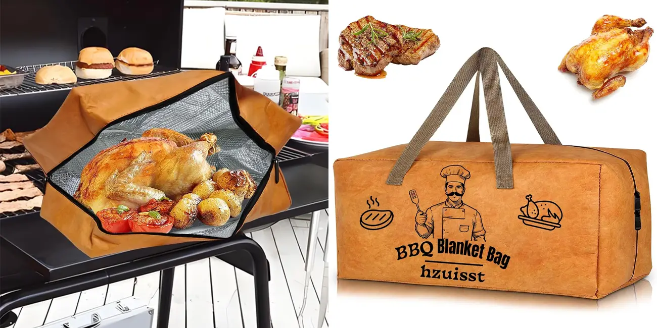 Manta térmica BBQ Hzuisst para reposar carnes