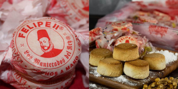 Caja de mantecados artesanales Felipe II de 1 kilo