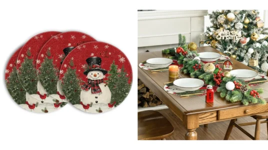 manteles individuales navideños