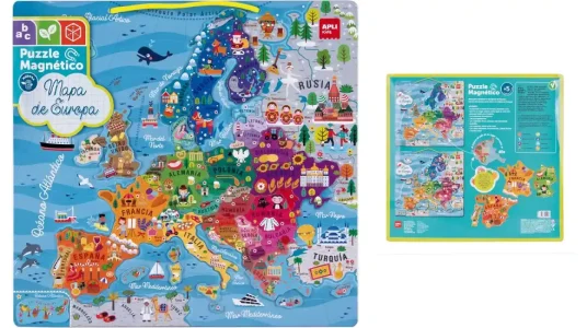 Puzle magnético de Europa APLI Kids