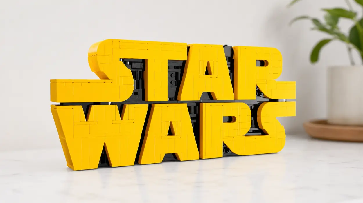 LEGO Logotipo de Star Wars para construir en 3D