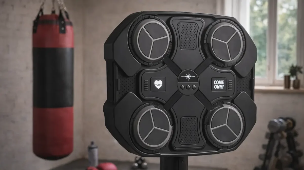 Máquina de boxeo electrónica con altavoz Bluetooth