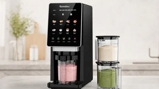 Máquina para hacer helados Teendow KF-2501U1 con 8 programas y autolimpieza