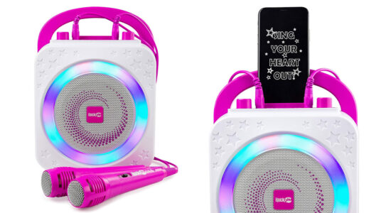 Máquina de Karaoke con 2 micrófonos RockJam barata