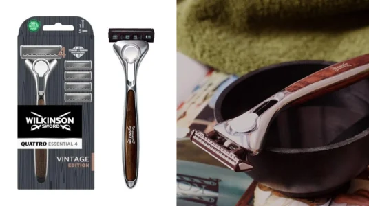 maquinilla Wilkinson Sword Quattro Vintage Edition con 4 recambios