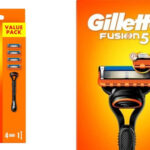 Maquinilla Gillette Fusion5 + 4 cuchillas chollo