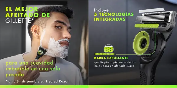 Maquinilla de afeitar GilletteLabs Neon Night Edition