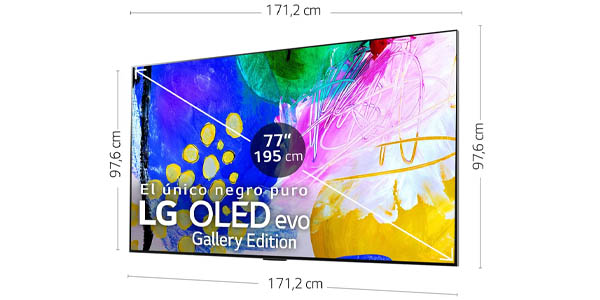 Smart TV LG OLED evo Gallery Edition 4K de 77" (OLED77G26LA)