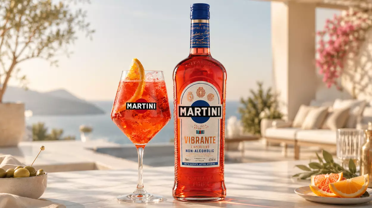 Martini Vibrante con infusión de botánicos sin alcohol