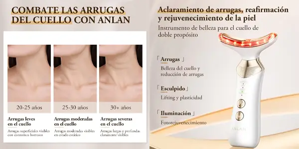 Masajeador de cuello antiarrugas Anlan