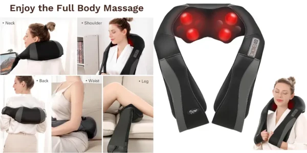 Masajeador de cuello Shiatsu CURECURE