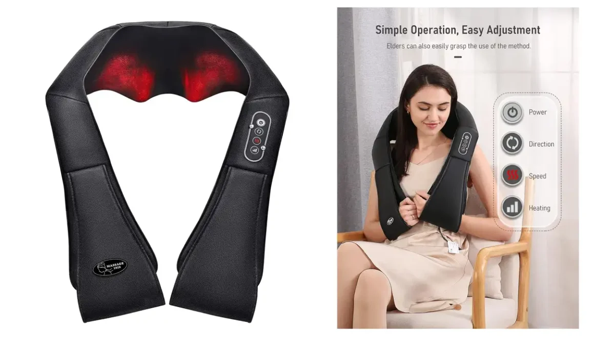 Masajeador Shiatsu para cuello y hombros