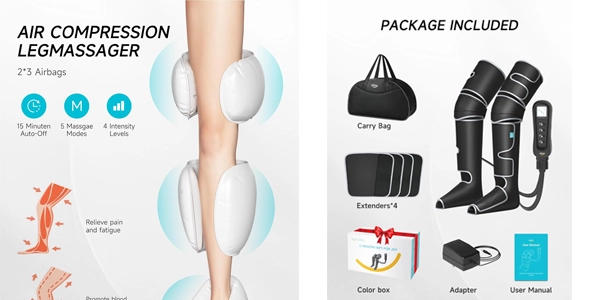 masajeador de piernas Alljoy de presoterapia oferta