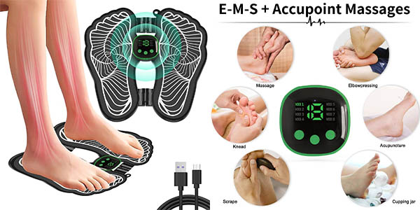 Masajeador de pies eléctrico EMS LEMENG