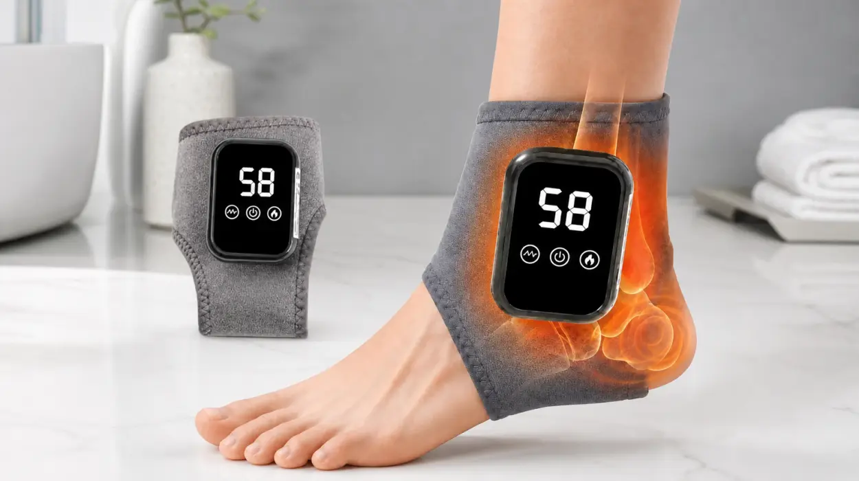 Masajeador de pies eléctrico 3 en 1 con calor y masaje ajustable