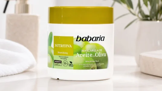 Mascarilla capilar Babaria de aceite de oliva de 400 ml