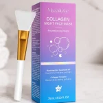 Mascarilla facial de colágeno nocturna para hidratar la piel