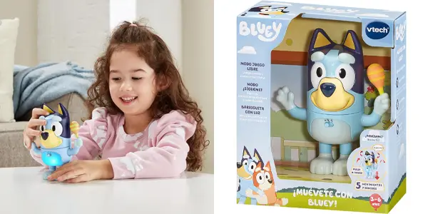 Mascota interactiva ¡Muévete con Bluey! de VTech