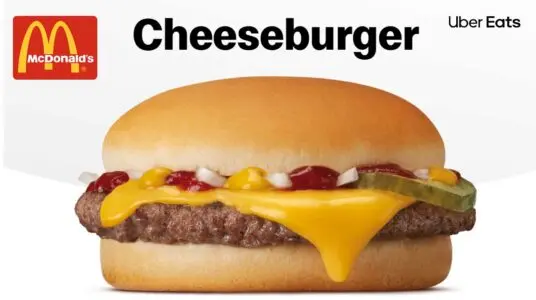 Cheeseburger Mcdonals Uber Eats One oferta