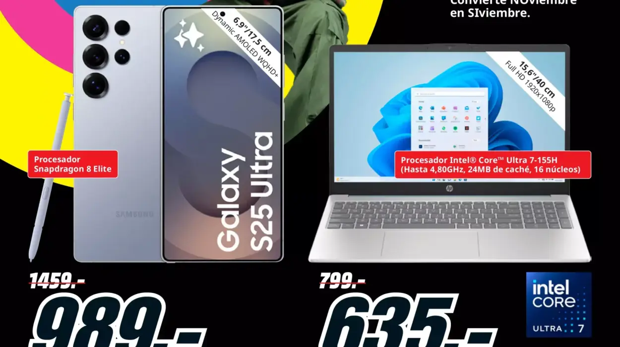 Ofertas del NUEVO Catálogo Black Friday 2025 de Media Markt