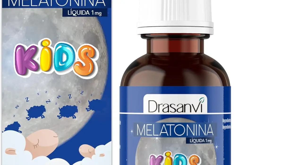 Melatonina líquida Drasanvi Kids de 1 mg para mejorar el sueño infantil