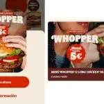 Menú Whopper 5€