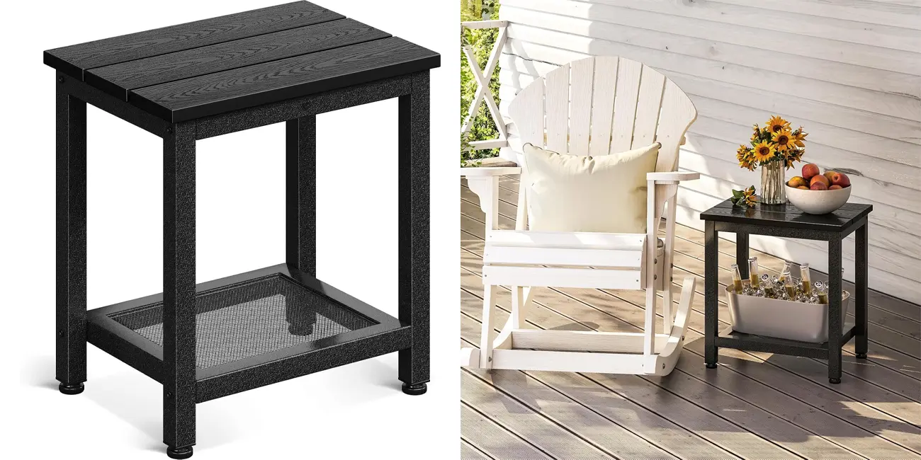 Mesa auxiliar Coleshome para exterior