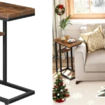 Mesa auxiliar HOOBRO en forma de C