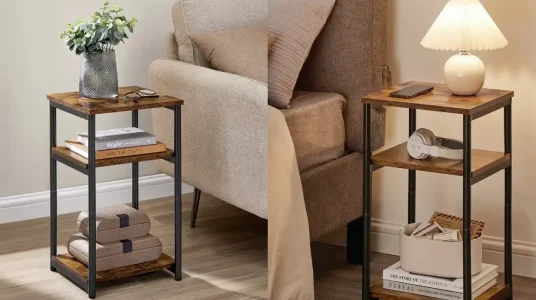 Mesa auxiliar de sofá VASAGLE