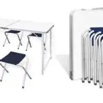 Mesa camping con taburetes Greatool barata