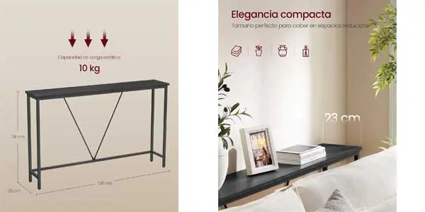 Mesa consola Vasagle oferta