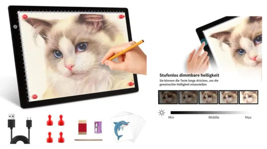 mesa de luz LED barata