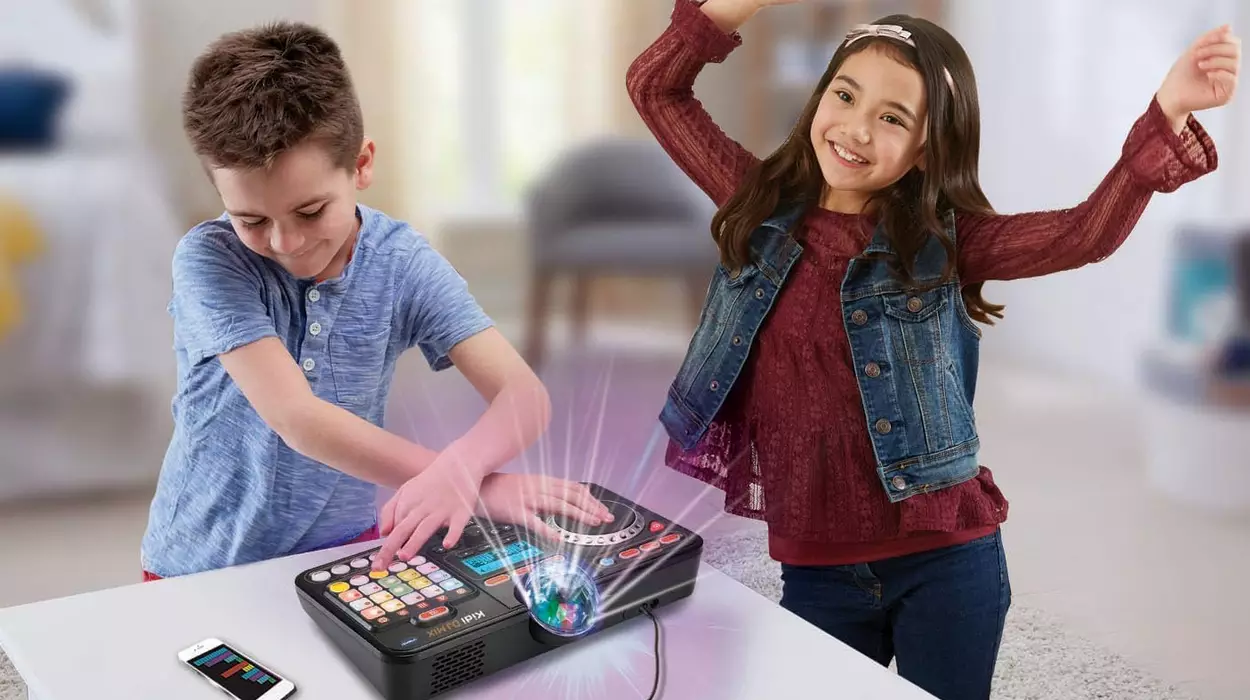 mesa de mezclas de aprendizaje VTech Kidi DJ Mix