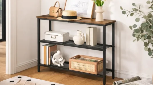 Mesa de entrada estrecha HOOBRO