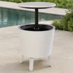 Mesa nevera para jardín y exterior Keter Cool Bar con capacidad de 30 litros