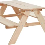 Mesa de madera para niños Happy People tipo merendero