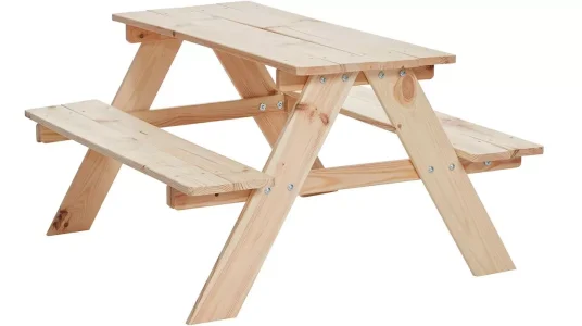 Mesa de madera para niños Happy People tipo merendero