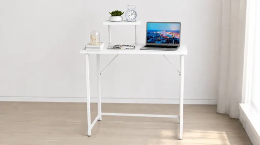 Mesa de escritorio plegable 8045 de 80 x 40 x 75 cm