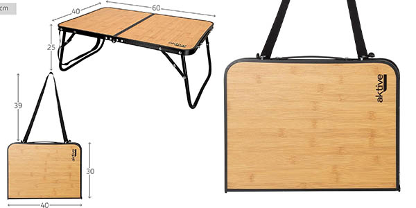 Mesa plegable de camping Aktive Sport