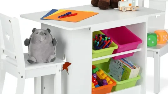Chollo mesa y 2 sillas infantiles relaxdays